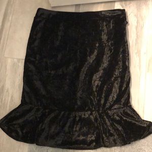 Limited Velvet Peplum Skirt Size 10
